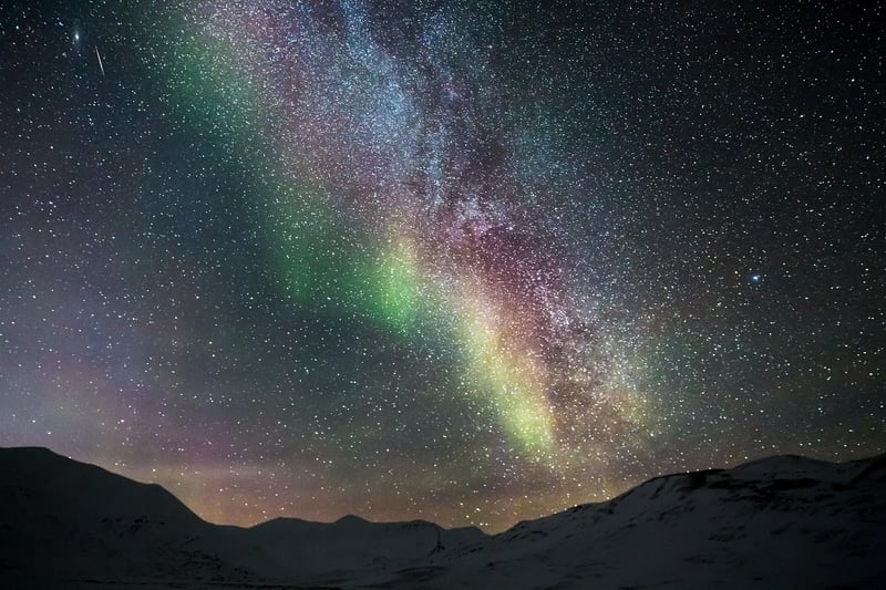 Aurora Borealis Backdrop
